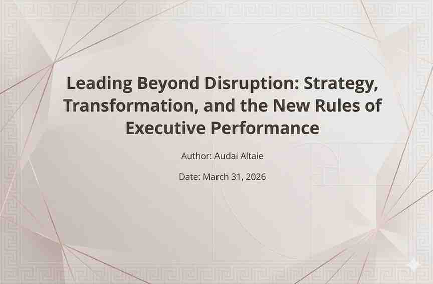 Leading Beyond Disruption
